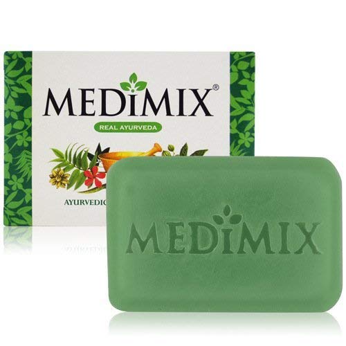 Medimix Ayurvedic Soap with 18 Natural Herbs - 75g (Pack of 6) | Gentle Cleansing for Sensitive Skin, Daily Body Wash & Aromatherapy for Relaxation