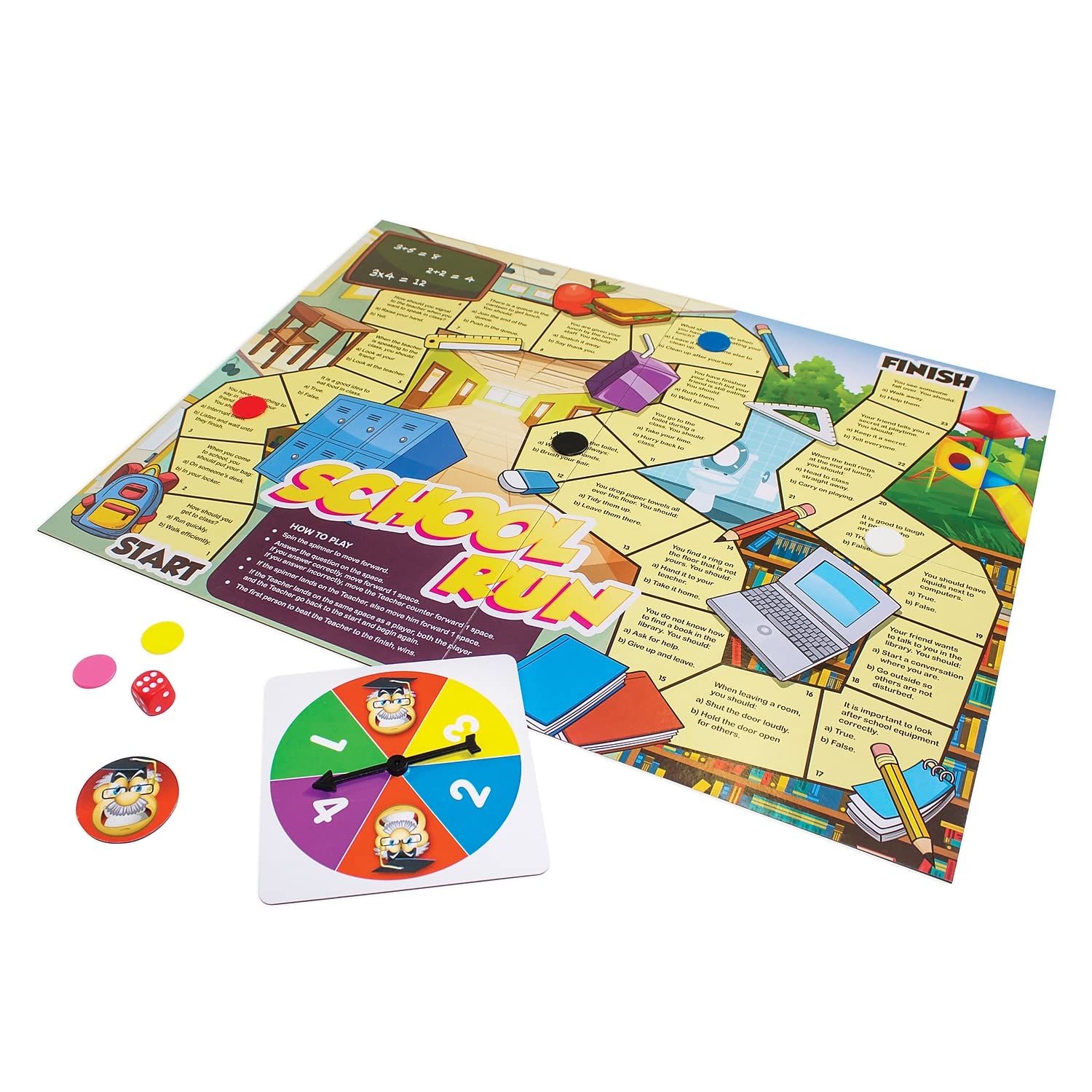 Junior Learning Health and Wellbeing Educational Games Set for Kids - Fun Classroom & Homeschool Activities for Emotional Development