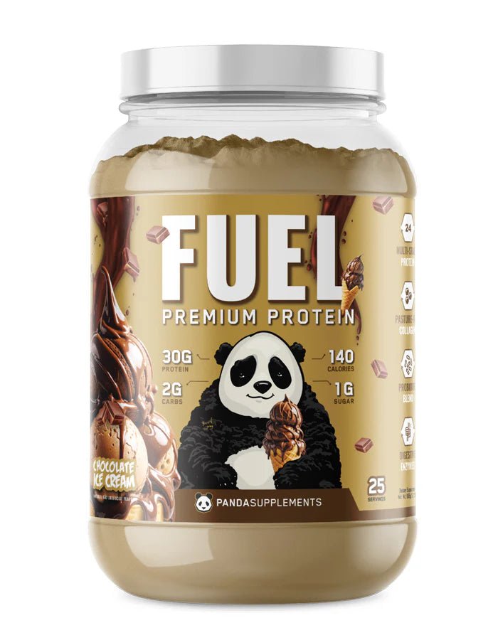 Panda Supplements FUEL Premium Whey Protein Powder for Muscle Growth & Recovery - Ideal for Post-Workout, Weight Loss & Fitness Enthusiasts