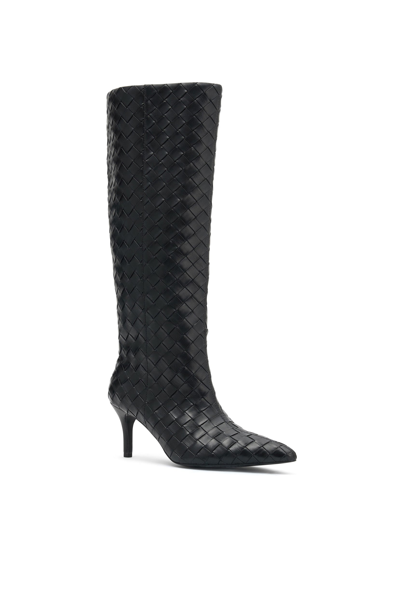 THE SEREN Black Crosshatch Boots - Waterproof Ankle Boots for Women, Fashionable & Comfortable - Perfect for Hiking, Walking & Outdoor Adventures