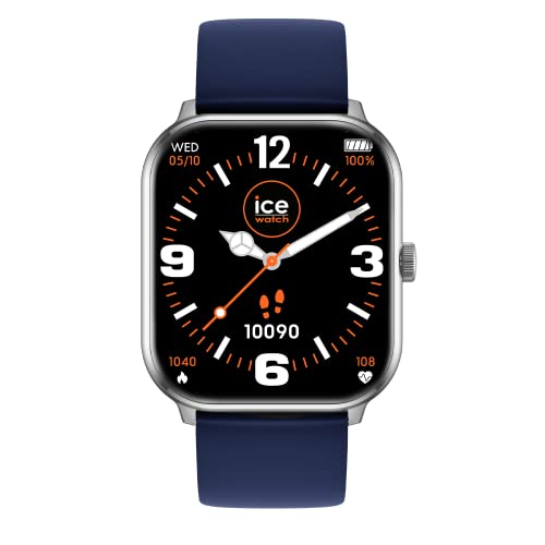 Silver and Navy Blue