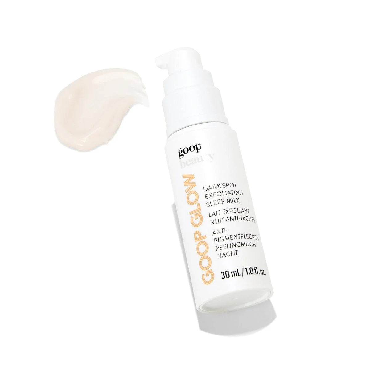 GOOP Goopglow Dark Spot Exfoliating Sleep Milk 30ml - Overnight Brightening Treatment for Face & Neck - Perfect for Nighttime Skincare Routine