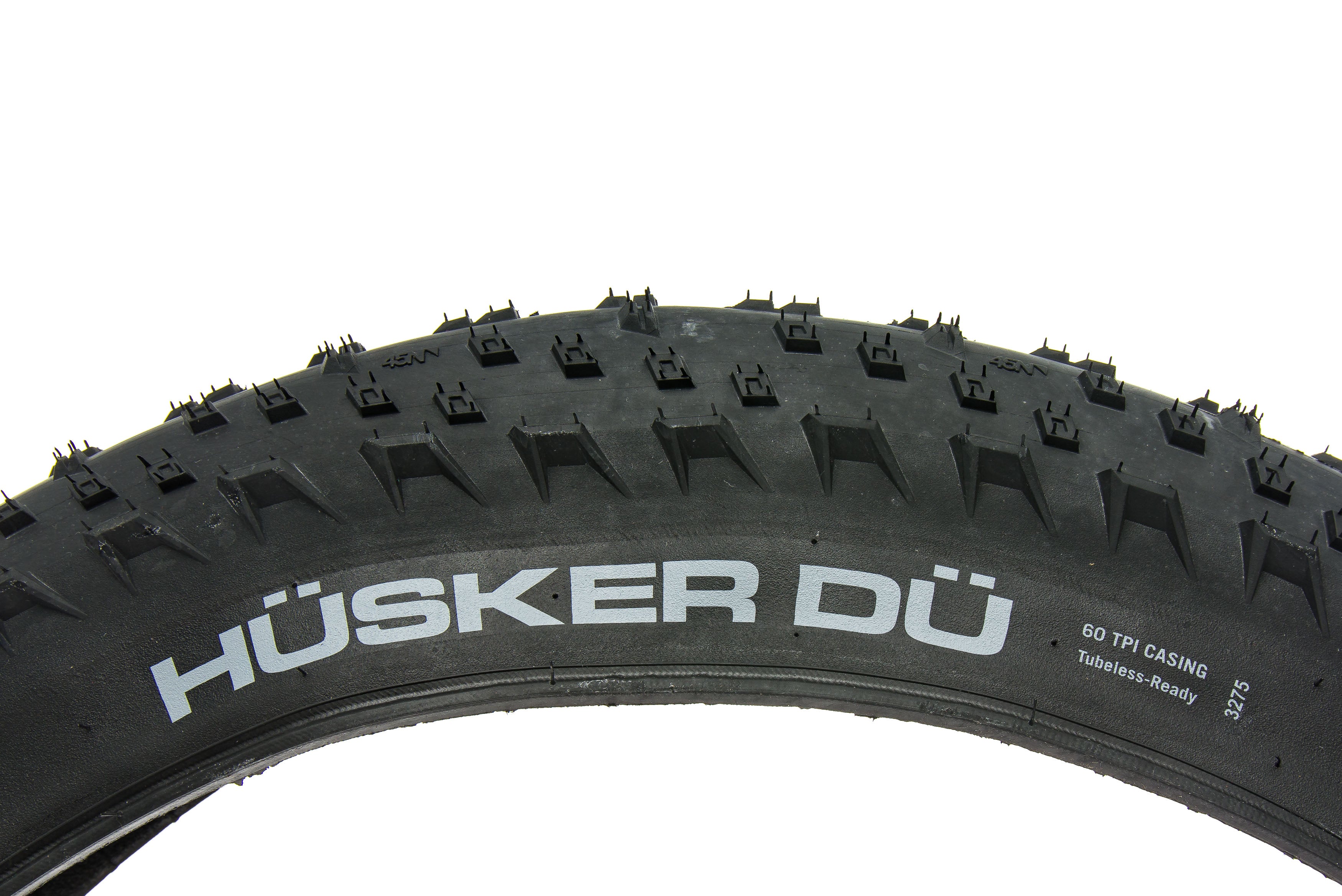 45NRTH Husker Du Fat Tire 26x4 60 TPI Tubeless Snow Bike Tire - Winter Cycling, Snow Trails & Mountain Biking in Extreme Conditions