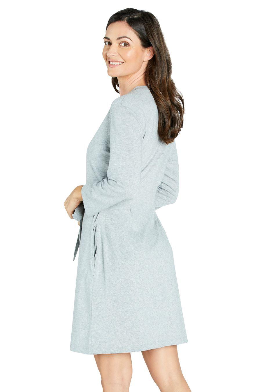 Soft & Cozy Three Quarter Sleeve Kimono Robe for Women - Lightweight Lounge Wear for Spa, Yoga & Relaxation at Home