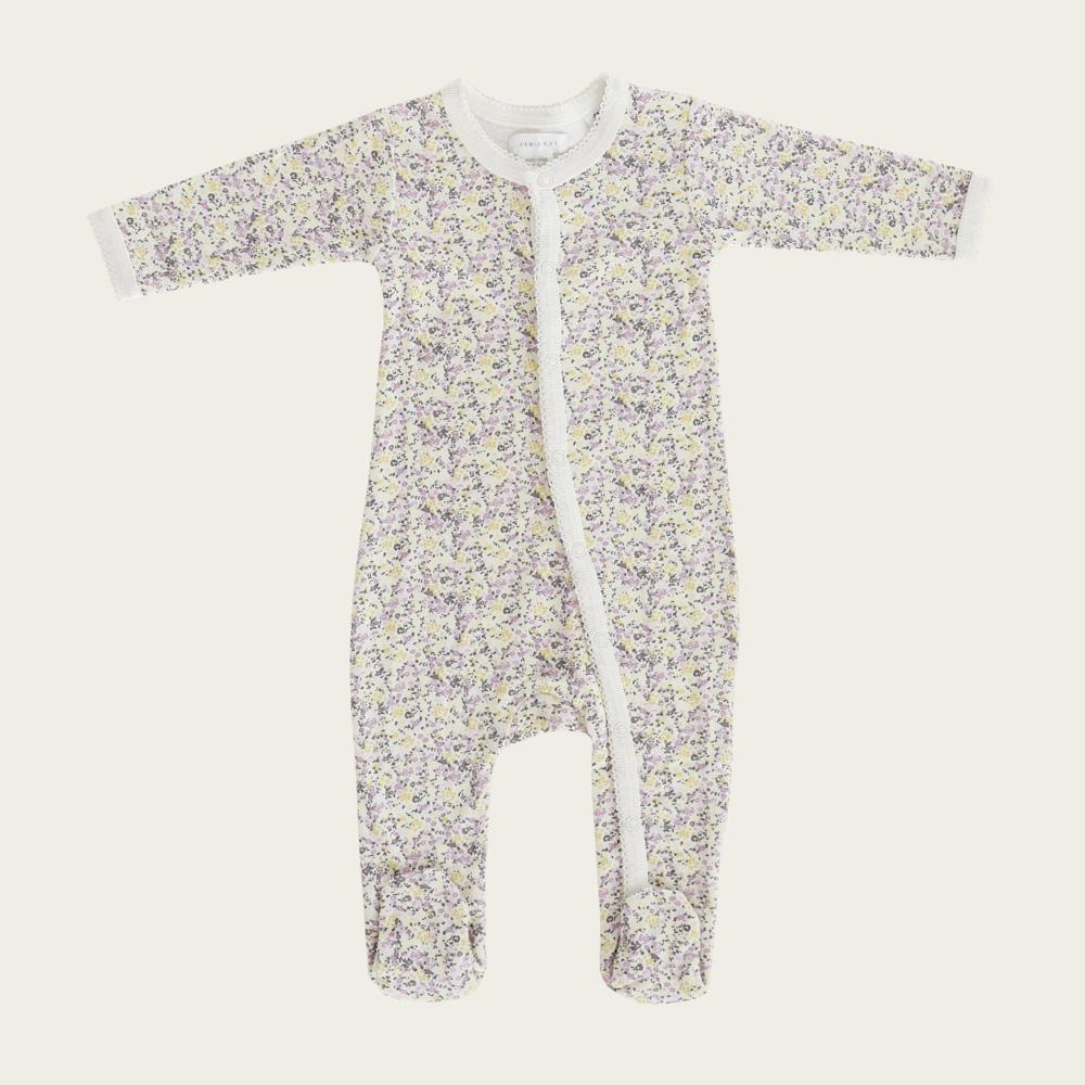 Organic Cotton One-Piece Dress - Summer Floral Print Women's Sundress | Perfect for Beach Vacations, Picnics & Casual Outings