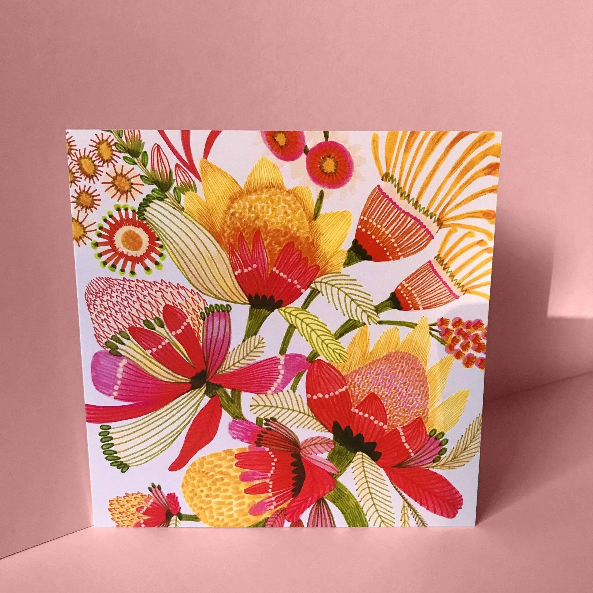 Beautiful Australian Flowers Greeting Cards | Floral Birthday & Thank You Cards | Perfect for Anniversaries, Mother's Day & Special Occasions