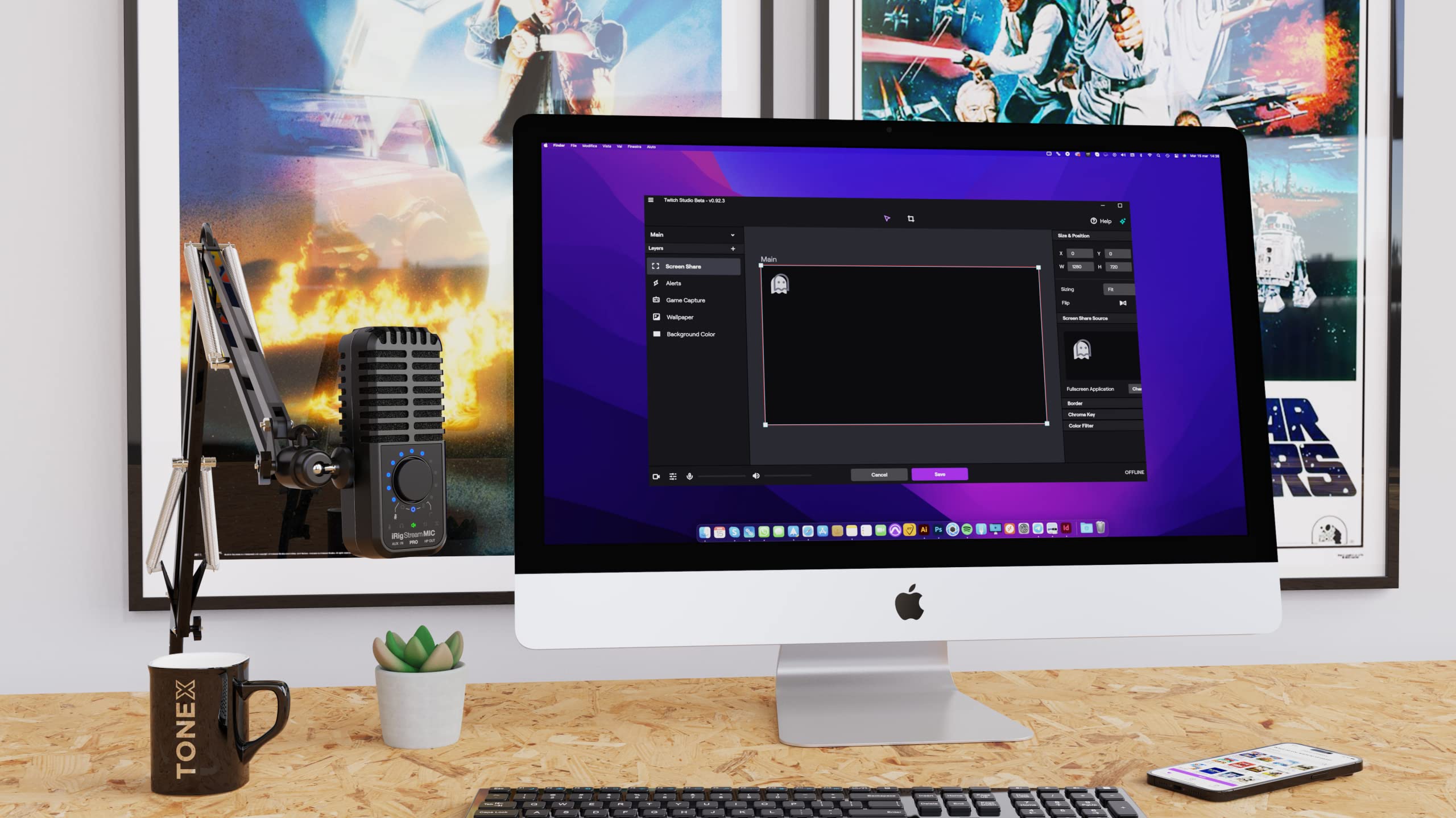 **IK Multimedia iRig Stream Mic Pro - USB & Mobile Microphone with Audio Interface for iPhone, iPad, Android, PC & Mac - Ideal for Podcasting, Singing, Recording, Gaming & Live Streaming**