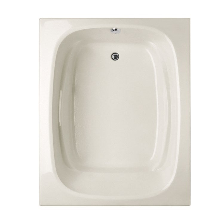 Alexis Drop-In Air Tub - 8 Jet Acrylic Bathtub 60x48x20 Inch - Rectangle Bone White Designer Collection - Perfect for Luxury Bathrooms & Spa Relaxation