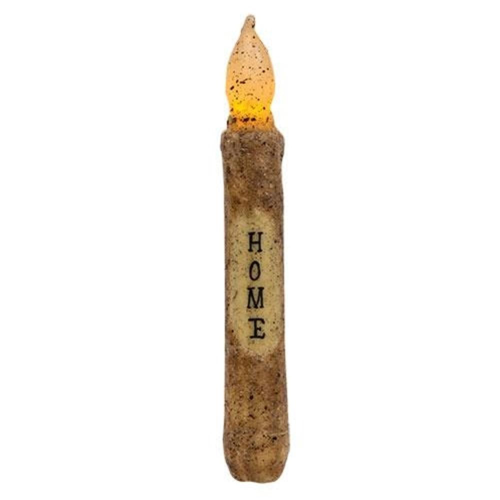 Burnt Mustand Home Timer Taper Candle - Natural Beeswax Candles for Dining Table, Wedding Decor & Romantic Ambiance