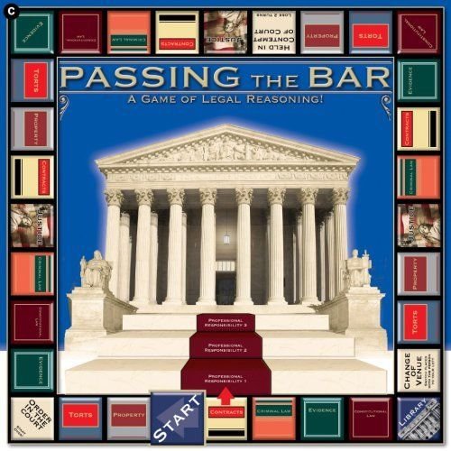 Passing the Bar Board Game - Fun & Educational Law Trivia Game for Aspiring Lawyers & Legal Enthusiasts - Perfect for Game Nights, Law School Study Groups & Office Parties