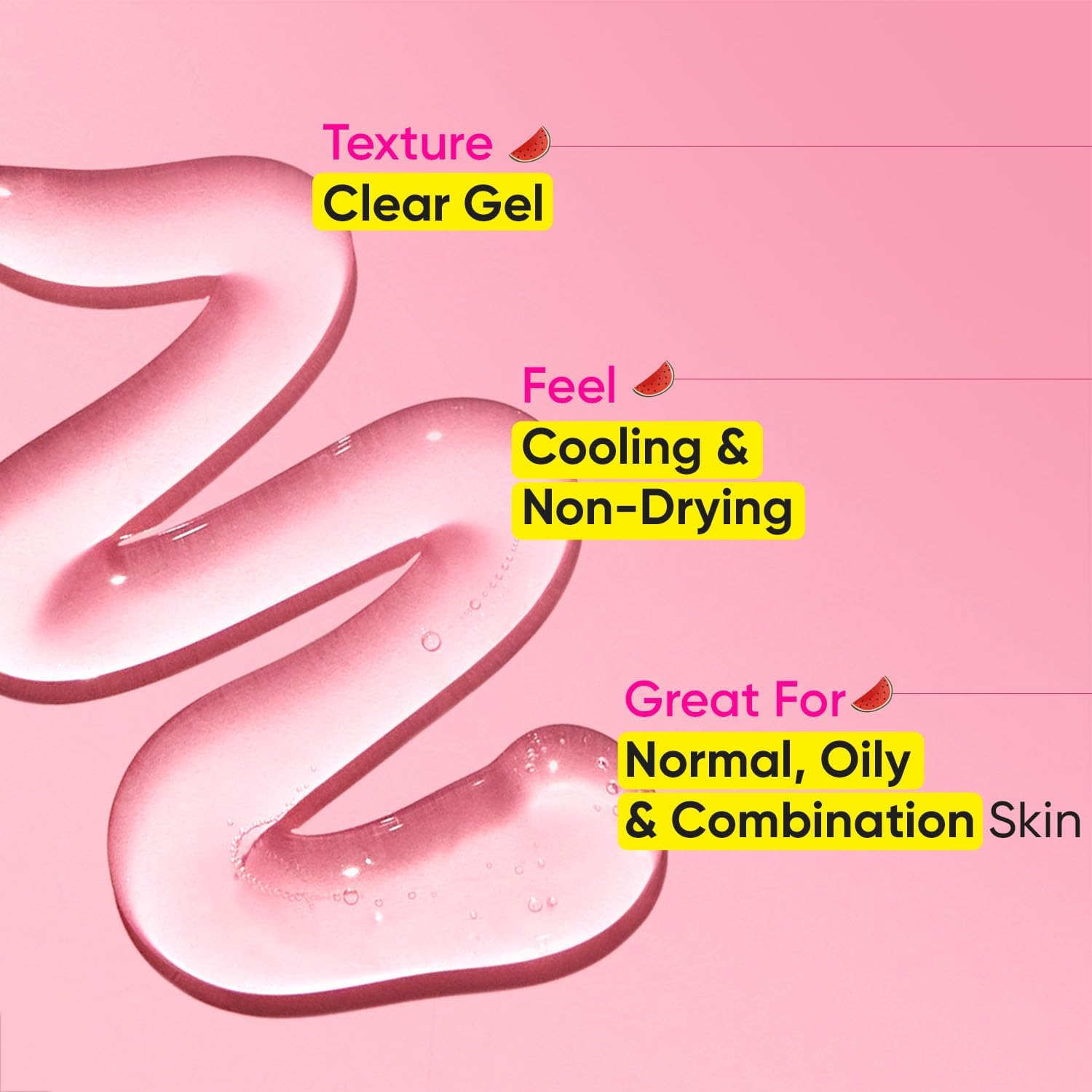 Watermelon Super Glow Gel Face Wash with Vitamin C & Cucumber - Oil Free Cleanser for Combination & Oily Skin | Brightening Facial Wash for Women & Men (100ml) | Perfect for Morning & Night Skincare Routine