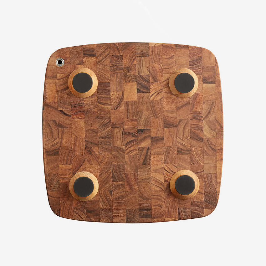 Premium Acacia Wood Chopping Block - Extra Large Cutting Board for Kitchen - Perfect for Meat, Vegetables & Bread - Natural Wooden Butcher Block for Chefs & Home Cooks - Ideal for Food Prep, Serving & Entertaining
