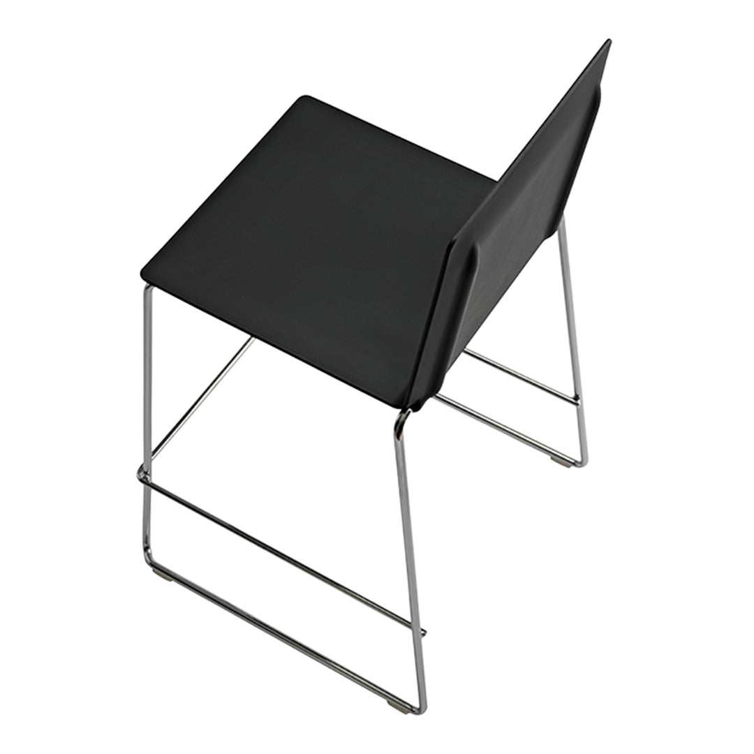 Modern Stackable Dry Counter Chair with Sled Base - Perfect for Kitchen Islands, Bars & Small Spaces
