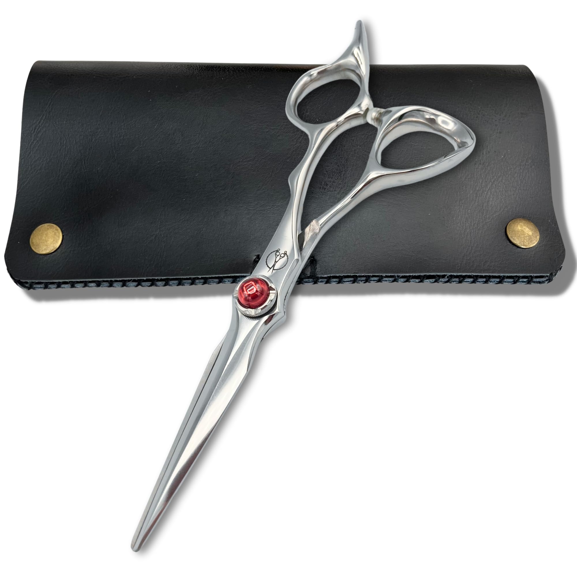 Red Moon 6 Inch Professional Hair Cutting Scissors - Barber Shears for Precision Haircuts, Styling & Trimming | Salon & Home Use