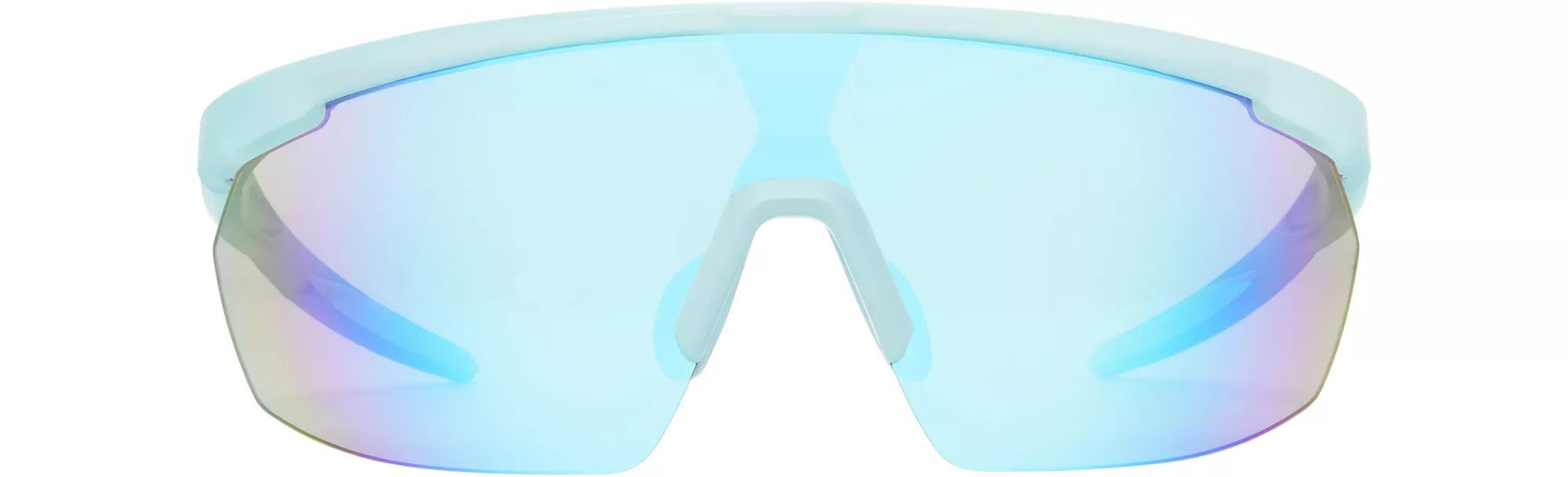 Easton 408 Half Rim Sport Shield Sunglasses for Men & Women - UV Protection, Lightweight & Durable for Running, Cycling, Fishing & Outdoor Activities
