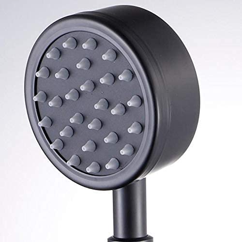 High Pressure Handheld Shower Head - 304 Stainless Steel Matte Black Wall Mount Showerhead for Bathroom, Spa & RV Use