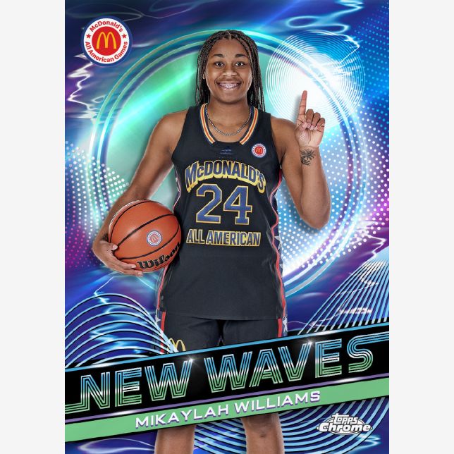 2023 Topps Chrome McDonald's All American Basketball Hobby Box - Collectible Trading Cards for NBA Fans & Sports Memorabilia Enthusiasts - Perfect for Collection, Investment & Gifting
