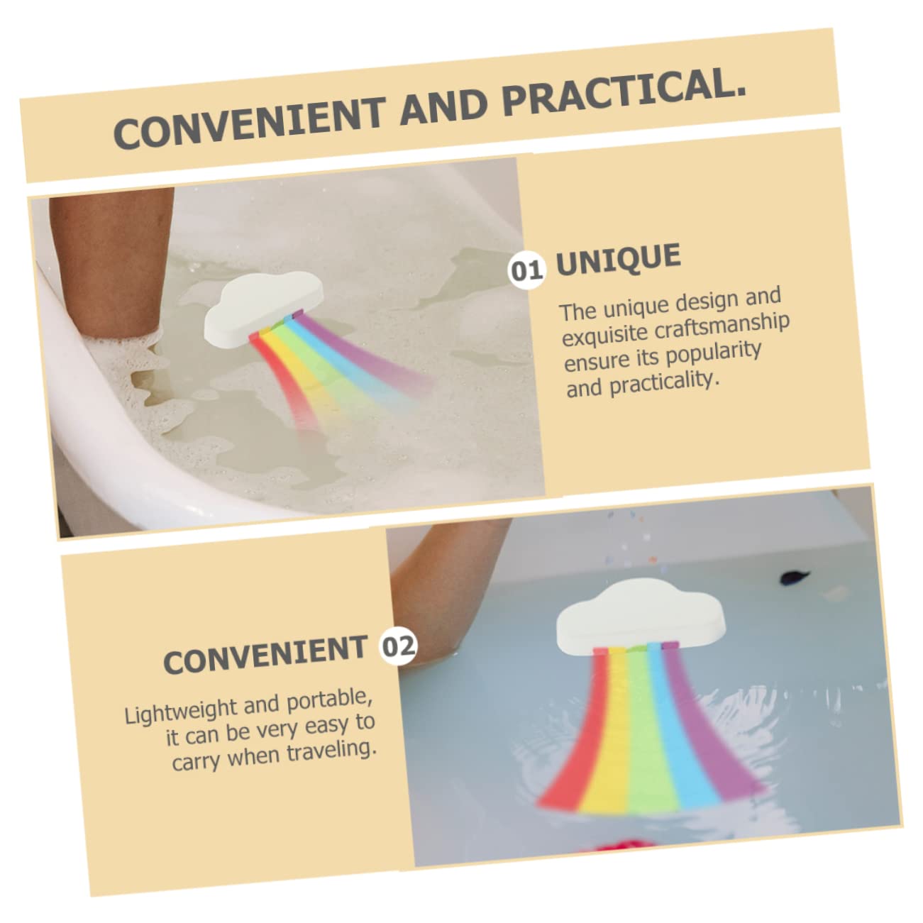 Cloud Shaped Bath Set - Natural Bath Salts & Bubbles for Relaxation | Portable Bathtub Spa Experience | Perfect for Home Relaxation, Stress Relief & Gift Giving