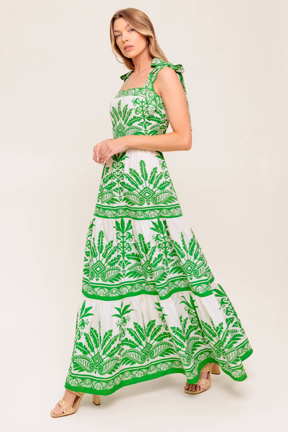 Light as Air Maxi Dress in Olive - Flowy & Comfortable Summer Dress for Beach, Vacation & Casual Outings