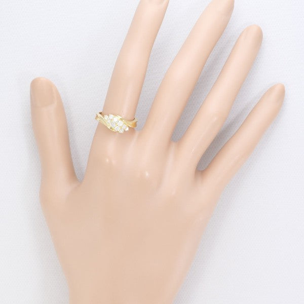 18K Yellow Gold Diamond Ring for Women - Elegant Solitaire Engagement Wedding Band - Perfect for Proposals, Anniversaries & Special Occasions