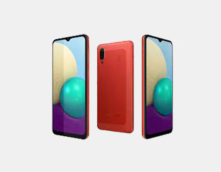 Samsung Galaxy A02 A022F/DS 32GB 3GB RAM Dual SIM LTE GSM Unlocked Smartphone (Red) - Perfect for Travel, Business & Everyday Use