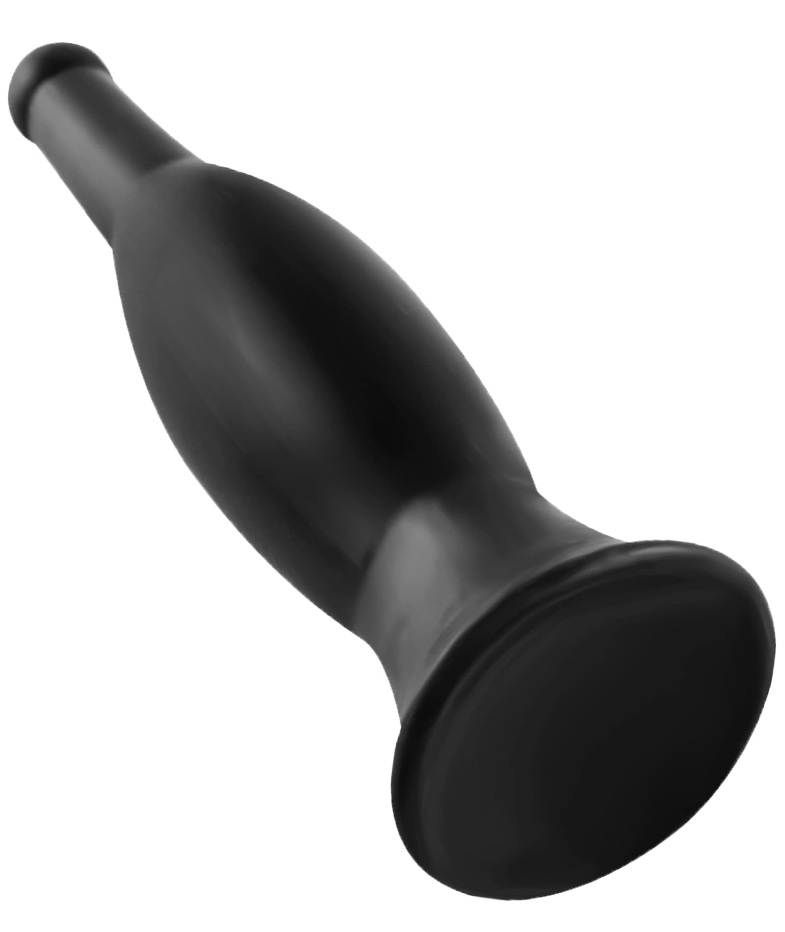 Realistic 8-Inch Anal Plug with Smooth Silicone - Beginner Friendly Black Butt Plug for Women - Perfect for Solo Play & Couples Intimacy