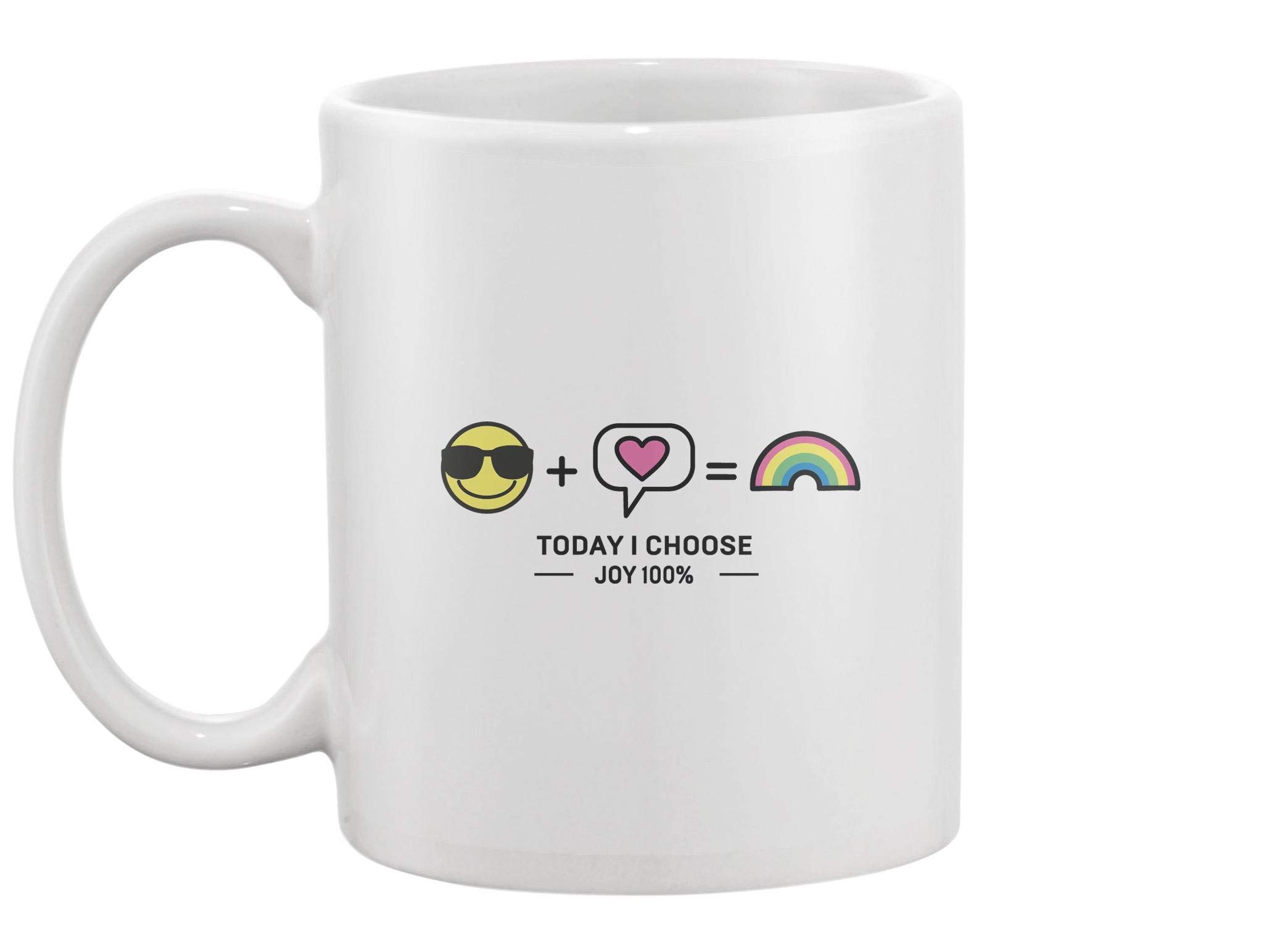 Smartprints 'Today I Choose Joy' Inspirational Coffee Mug - Perfect for Morning Coffee, Office Use & Thoughtful Gifts