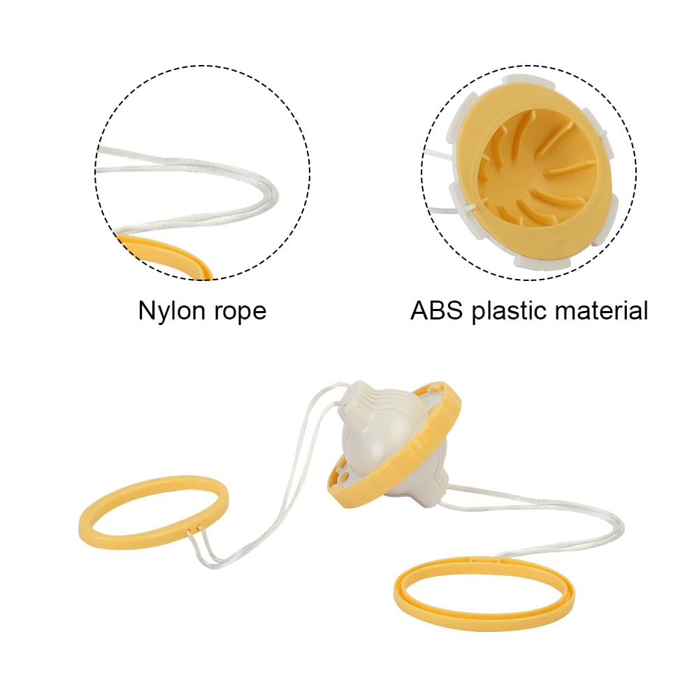 Golden Egg Maker - ABS Plastic Wind Bell Rotator, Hand-Pull Egg Scrambler for Perfectly Mixed Yolks & Whites | Kitchen Gadget for Baking, Cooking & Breakfast Prep