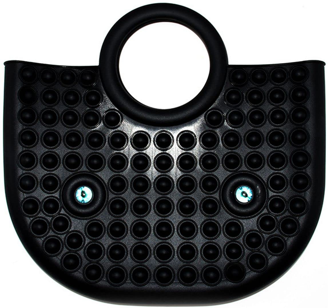 QZUnique Pop Purse Fidget Tote Bag - Push Bubble Silicone Handbag for Women & Ladies - Stress Relief Decompression Satchel - Perfect for Office, Travel, and Anxiety Relief