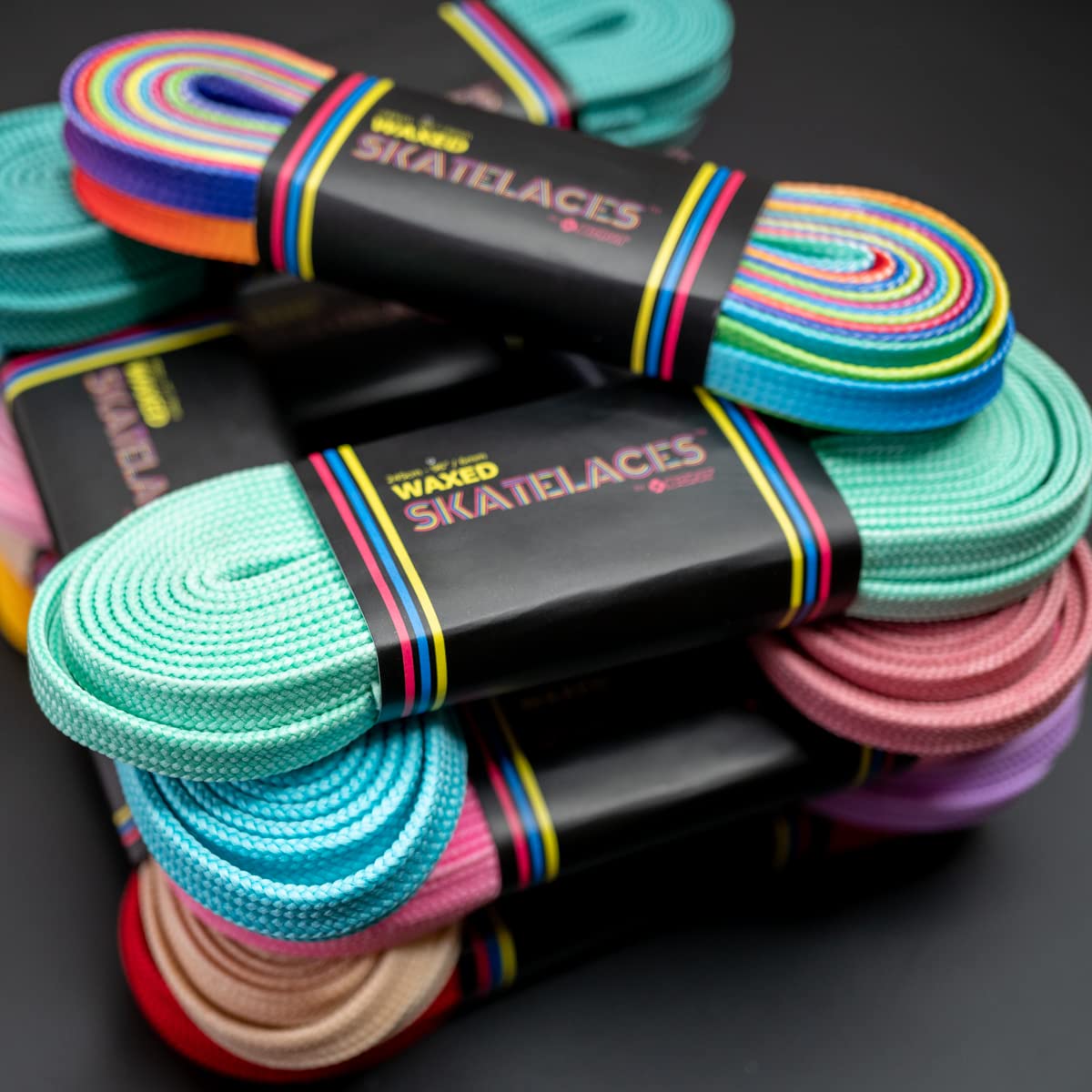 Bont Skates Waxed Hockey Laces - 6mm & 8mm Width - 47