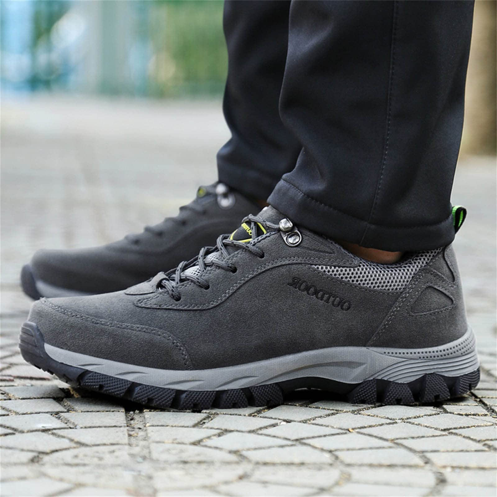 **Men's Waterproof Hiking Boots - Lightweight Non-Slip Trekking Shoes for Outdoor, Hunting & Winter Adventures | Comfortable Wide Fit for Hiking & Motorcycle Safety**    *(Perfect for mountain trails, camping, and rugged terrain – ideal for all-season outdoor activities!)*