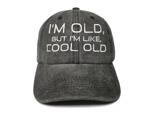 I'm Old But I'm Like Cool Old (Washed Black)