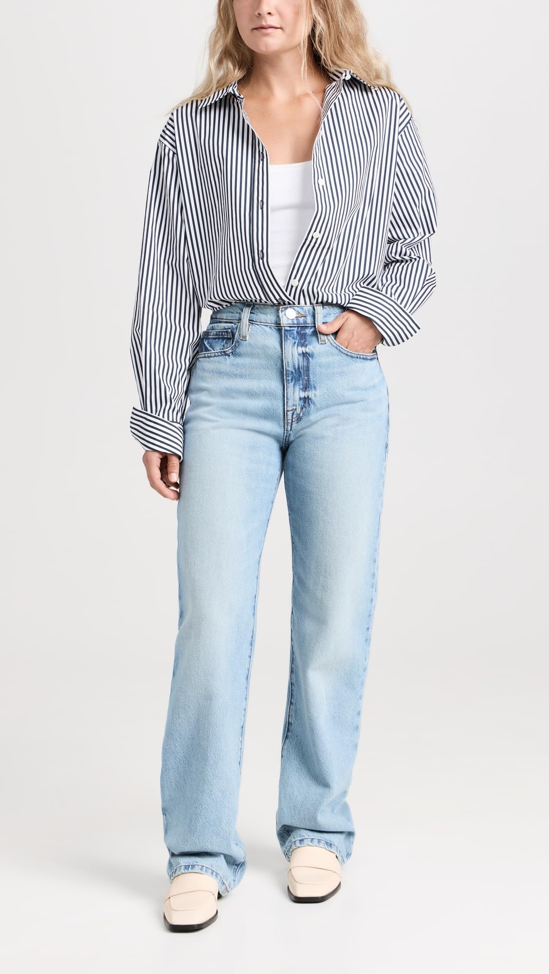 FRAME Women's Petite Le Pixie Jane Jeans - High Waist Skinny Denim Pants for Casual Wear & Office Outfits | Perfect for Everyday Style & Work Attire