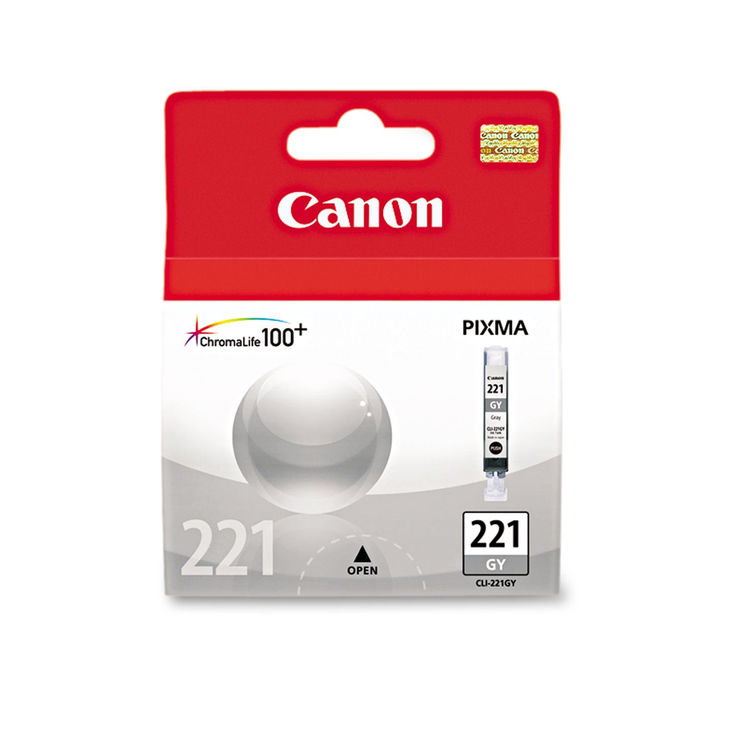 CLI-221 Compatible Gray Ink Cartridge 2950B001 - High-Quality Replacement for HP Printers, Ideal for Home & Office Printing