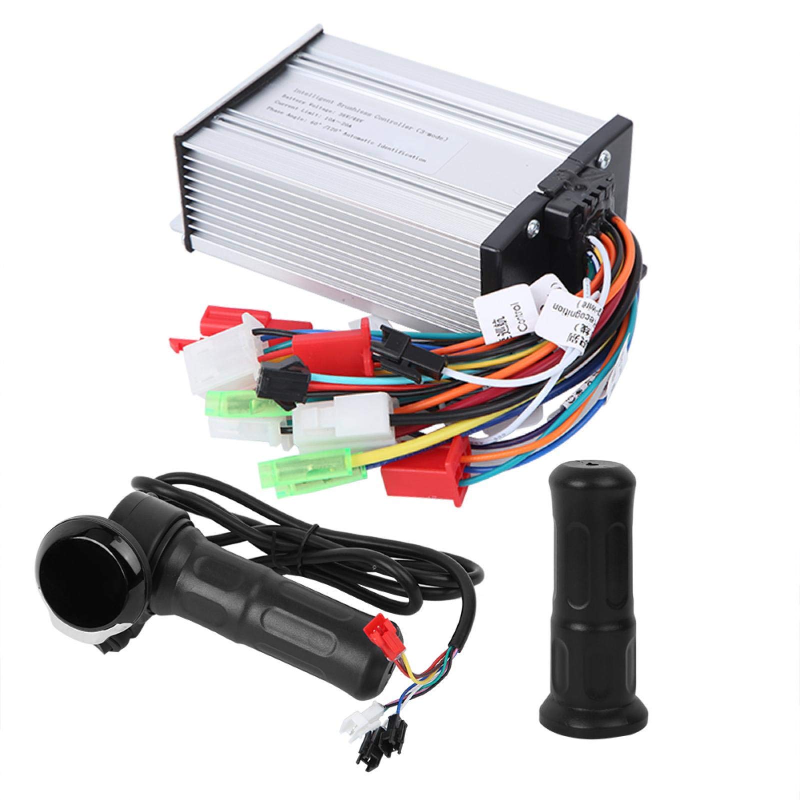 36V-48V LCD Display Throttle Grip with 6 Tube 3-Mode Sine Wave Controller for E-Bike & Electric Scooter - Perfect for Commuting, Off-Road Adventures & Urban Riding