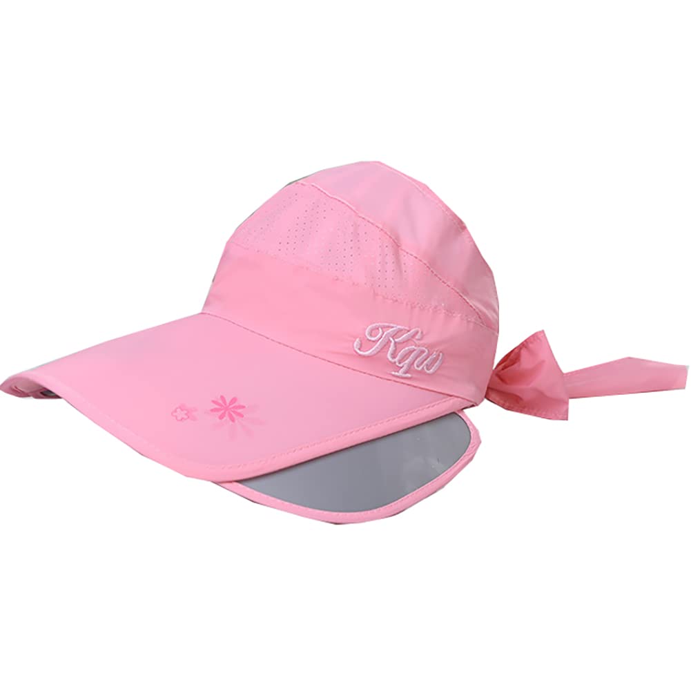 Adjustable Summer Sun Visor Hat with Retractable Brim - UV Protection Golf & Tennis Running Hat for Men & Women - Perfect for Outdoor Sports, Beach & Travel