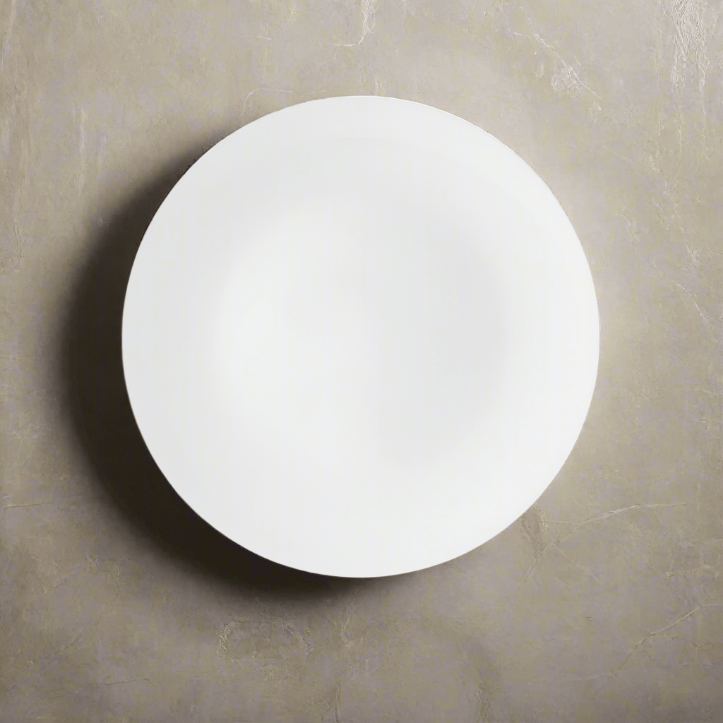 Macie Salad Plate Set of 4 - Elegant Porcelain Appetizer Plates for Dinner Parties, Holiday Entertaining & Home Decor - Perfect for Salads, Desserts, Canapés & Charcuterie Boards