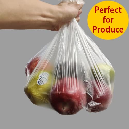 4 Gallon Clear Trash Bags - 100 Count Small Garbage Bags for Mini Trash Cans | Wastebasket Liners for Bathroom, Kitchen, Car & Office | Disposable Recycling Bags for Paper Waste | Perfect for Small Spaces & Daily Cleanup