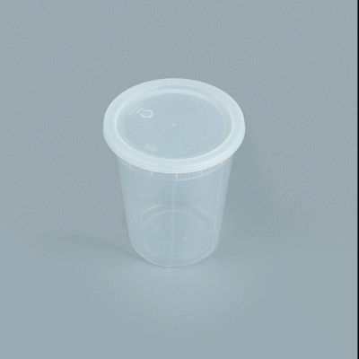 40oz Clear Plastic Soup Containers with Lids - 50 Pack Round Microwave Safe Food Storage Containers for Takeout, Meal Prep & Leftovers