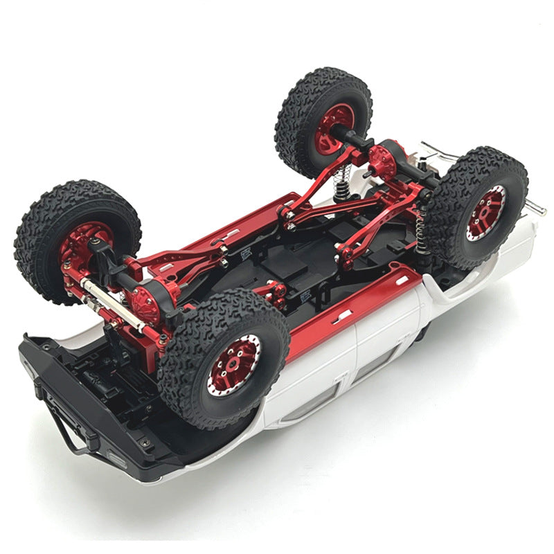 WPL 1/16 C64 Metal Upgrade Kit - Aluminum Pedals, Alloy Rims, Tie Rods, Shock Mounts & Servo Bracket for RC Crawler Truck - Off-Road Performance & Durability Upgrade