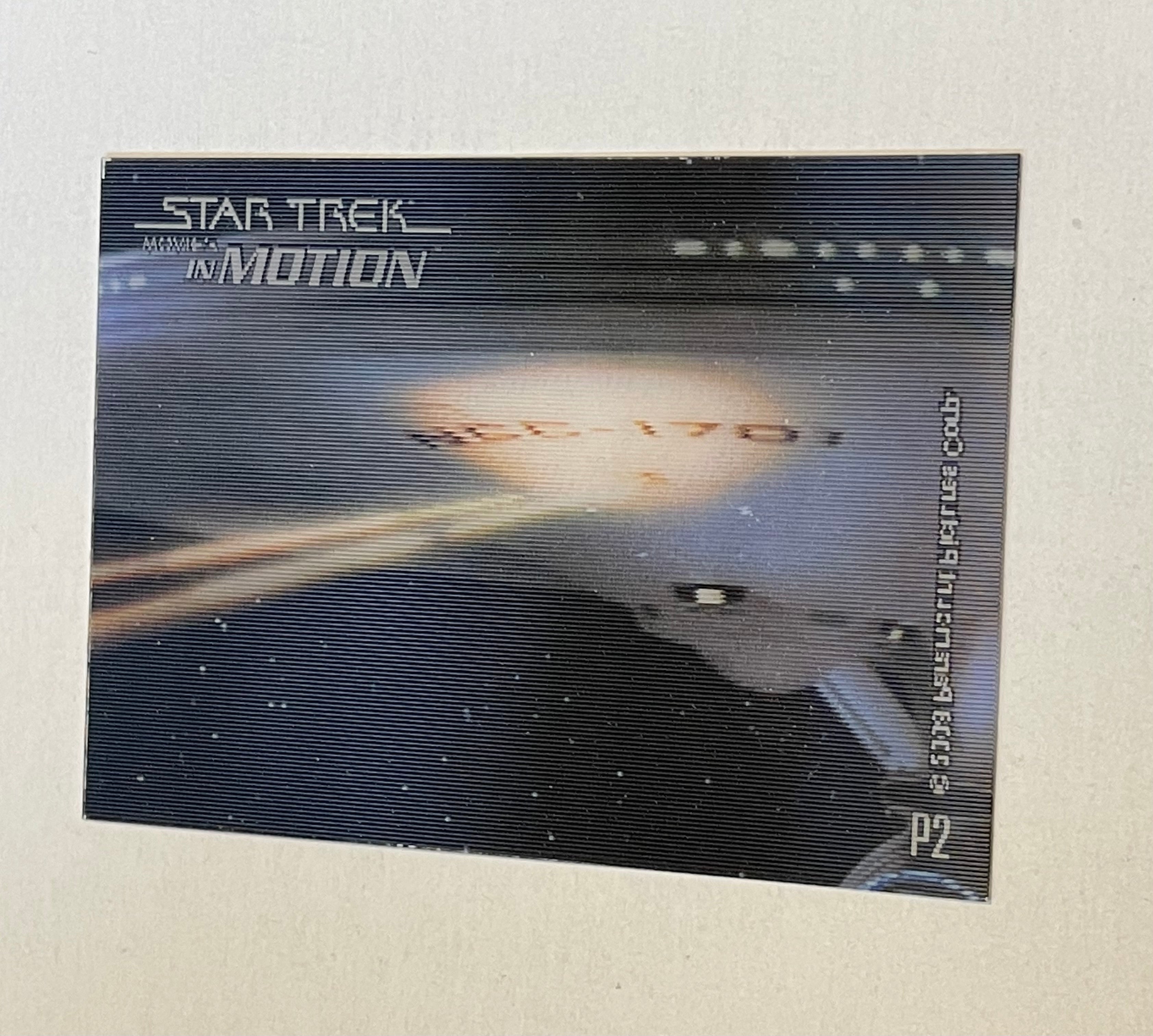 Star Trek Motion Lenticular Trading Card - Rare P2 Edition - Perfect for Collectors & Sci-Fi Fans