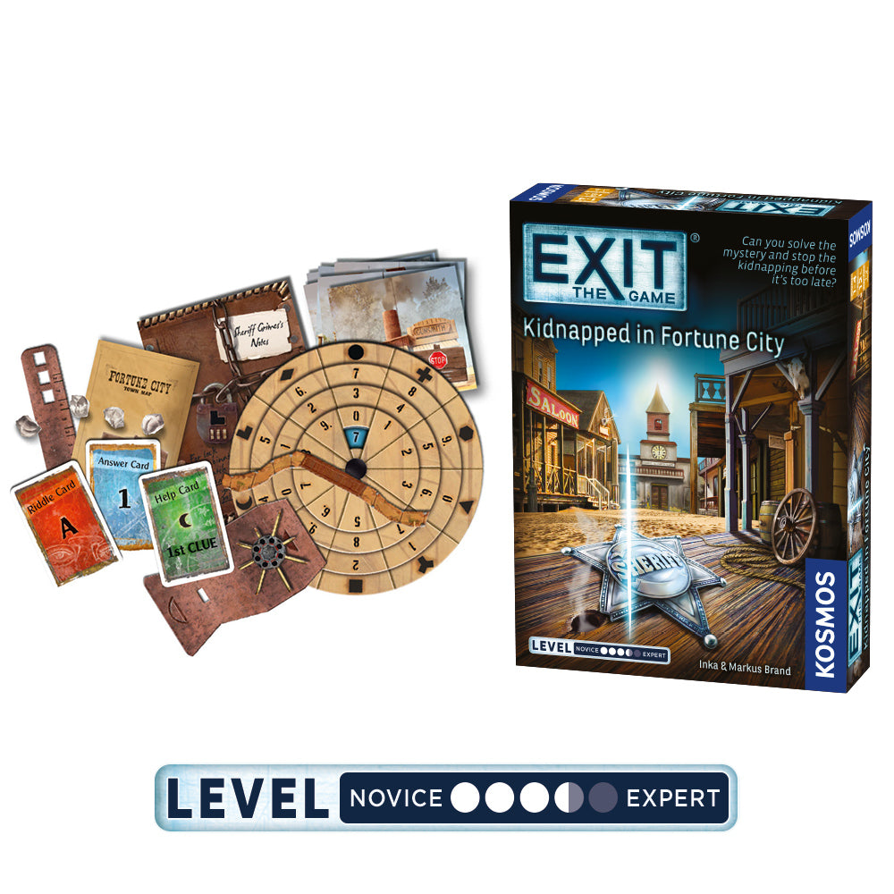 EXIT: The Game - Season 5a Three Pack: The Gate Between Worlds, The Cursed Labyrinth & Kidnapped in Fortune City | Escape Room Board Game for Adults & Teens | Perfect for Family Game Nights & Party Entertainment
