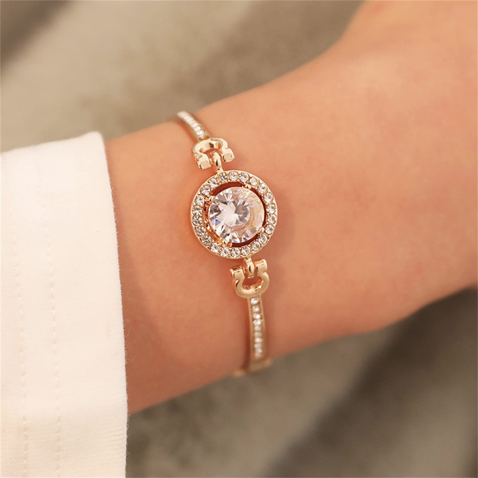 925 Sterling Silver Bracelet for Women - Adjustable Dainty Bangle Bracelet | Elegant Fashion Jewelry Gift for Birthday, Christmas, Thanksgiving | Perfect for Daily Wear, Date Nights & Special Occasions