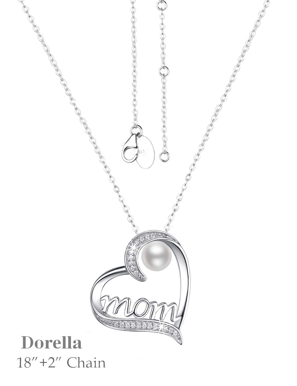 April & May Birthstone Necklace for Women - 925 Sterling Silver Emerald Simulated Diamond Jewelry | Elegant Birthday Gift for Mom, Wife, or Daughter | Perfect for Mother's Day, Anniversaries & Special Occasions