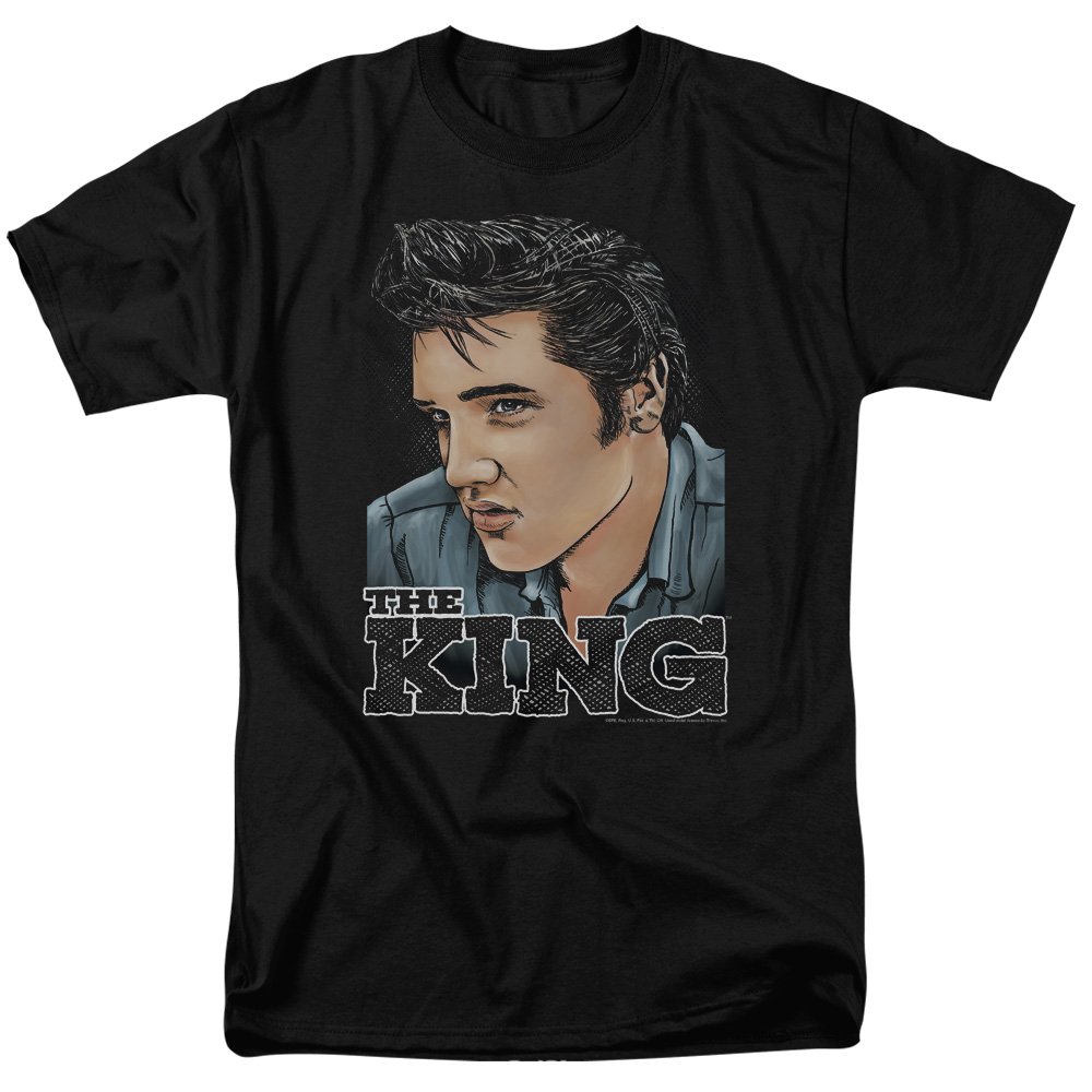 Elvis Presley Graphic King Unisex T-Shirt for Men & Women - Vintage Rock Music Tee for Concerts, Parties & Casual Wear