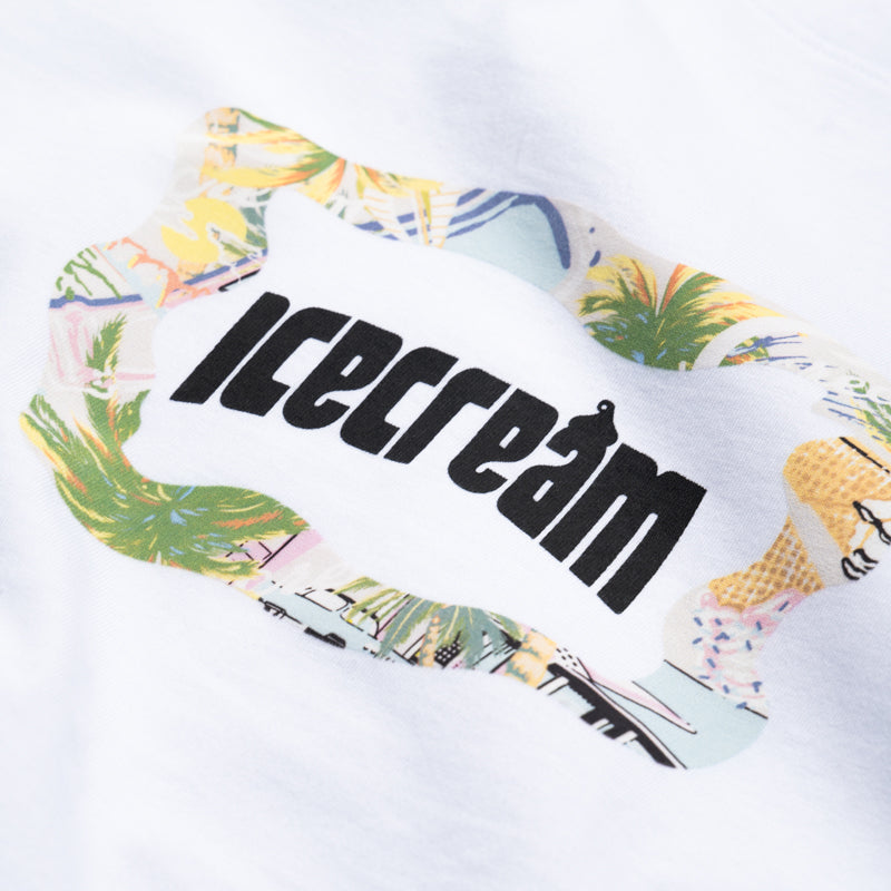 Premium Soft Cotton Ice Cream Graphic T-Shirt for Men & Women - White - Perfect for Summer Outfits & Casual Wear