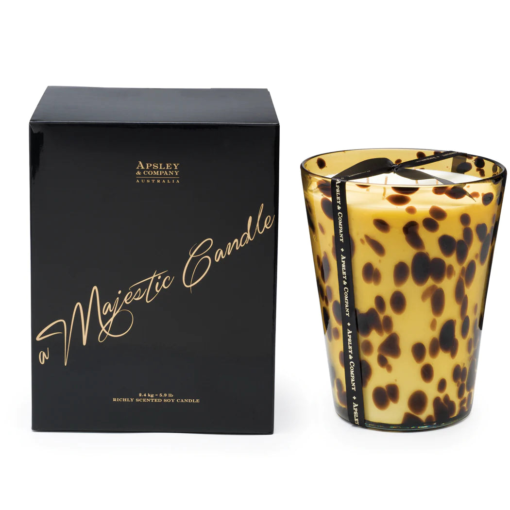 Premium Luxury Scented Candle - Vesuvius 2.4kg by Apsley & Co | Handmade Soy Wax Candle for Home Decor, Romantic Dinner, Spa Relaxation & Gift Giving
