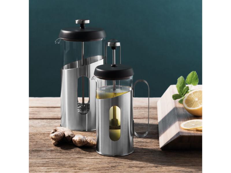 BergHOFF Essentials 32oz Stainless Steel French Press Coffee Maker - 18/10 Rust-Proof, 1.1qt Capacity - Perfect for Home, Office & Camping Brewing