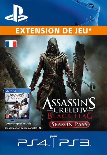 Assassin's Creed IV Black Flag Season Pass - Digital Download for PS3 & PS4 | Exclusive DLC Content | Enhance Your Pirate Adventure Gameplay