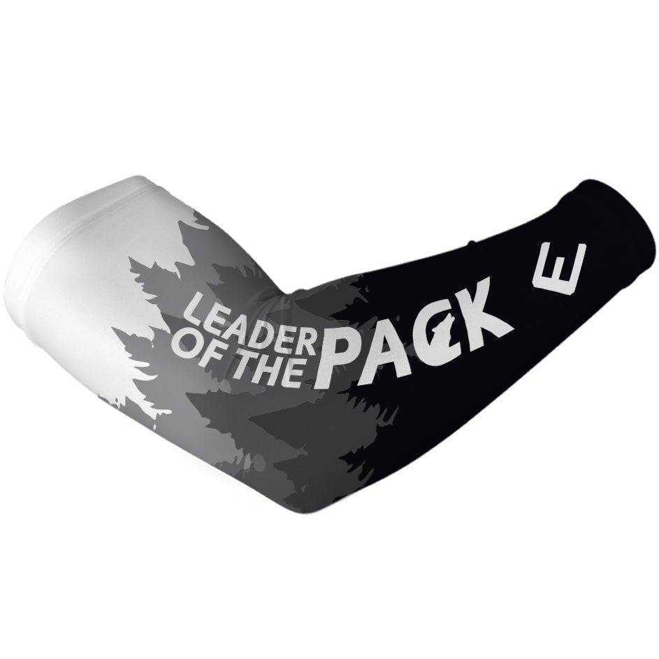 Leader Of The Pack Arm Sleeve - Compression Sleeves for Men & Women - UV Protection & Muscle Support for Running, Basketball & Outdoor Sports